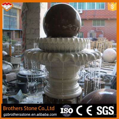 Wholesale Rotating Ball Marble outdoor Water Fountain Ball Stone Water Fountain