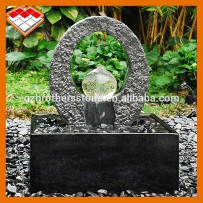 Water feature black based good new design small water fountain