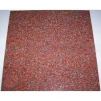 Factory Custom Indian 2CM Thick Imperial Red Granite Floor Tile 30x30 On Sale